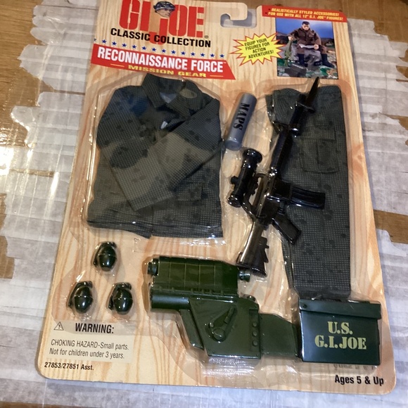 GI Joe Classic Collection Reconnaissance force Mission Gear Hasbro Kenner 1996 - Picture 1 of 16